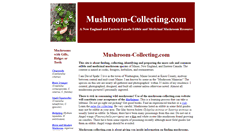 Desktop Screenshot of mushroom-collecting.com
