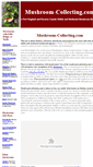 Mobile Screenshot of mushroom-collecting.com